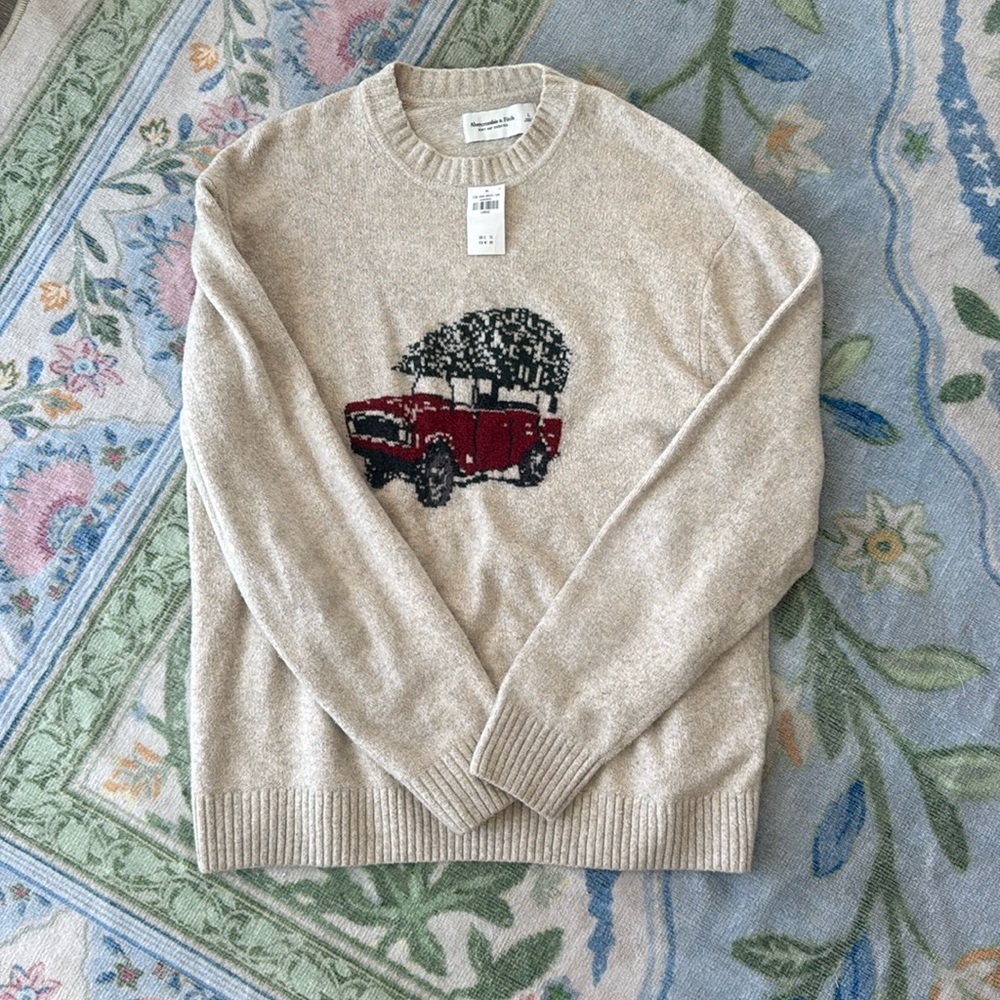 NWT Abercrombie Christmas sweater